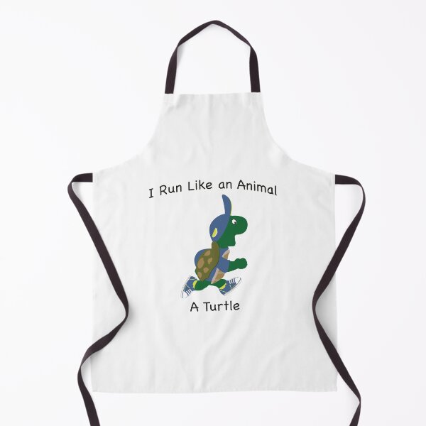 Item preview, I Run Like an Animal - A Turtle (blue) designed and sold by Hedgie Designs.
