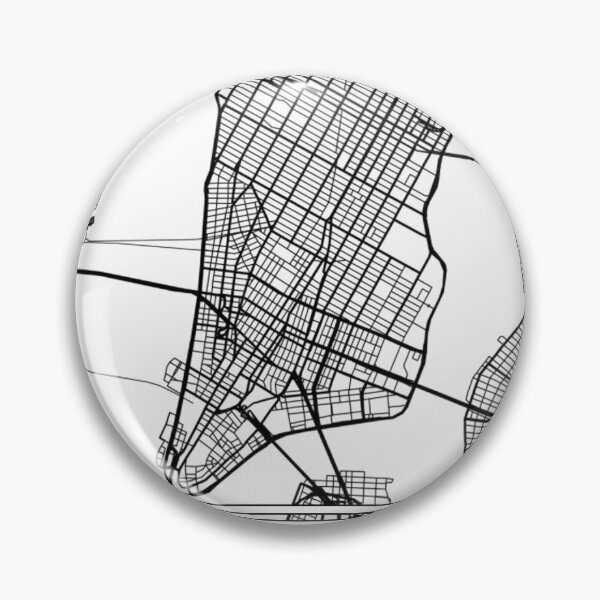 Item preview, New York City, New York - Black and White Map designed and sold by OLMontana.