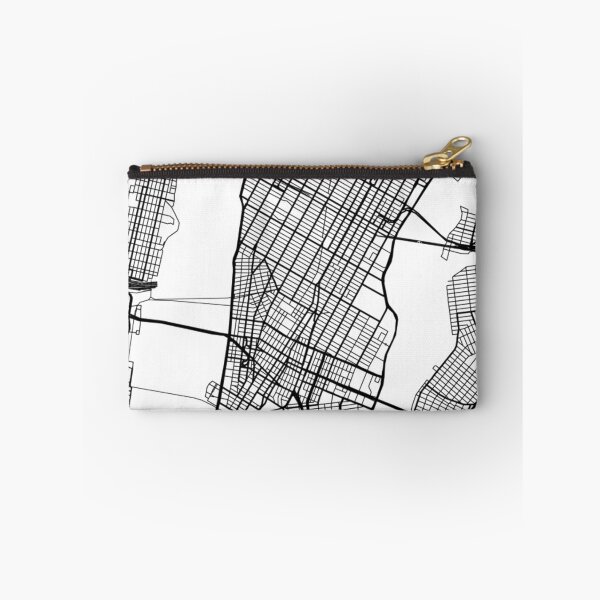 Item preview, New York City, New York - Black and White Map designed and sold by OLMontana.