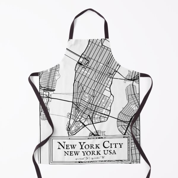 Item preview, New York City, New York - Black and White Map designed and sold by OLMontana.