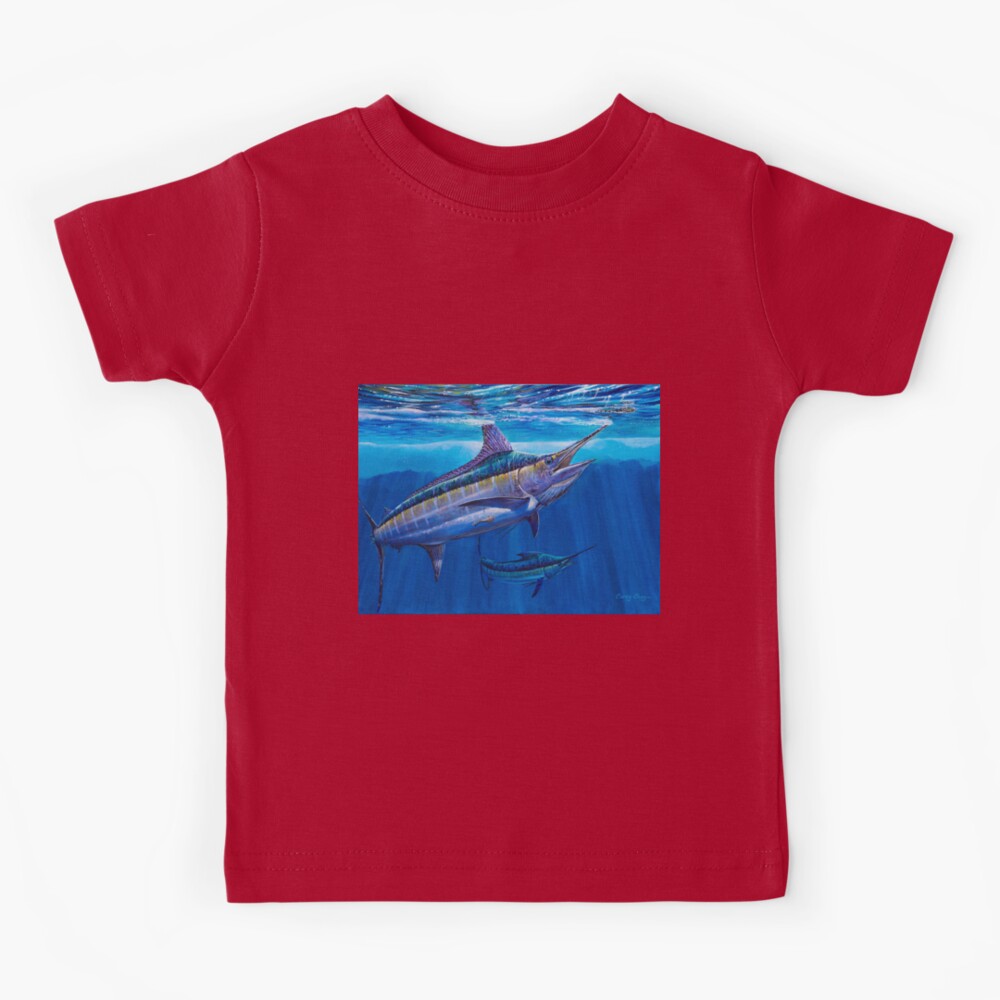 Blue Marlin Fishing Kids T-Shirt – Spoofytees