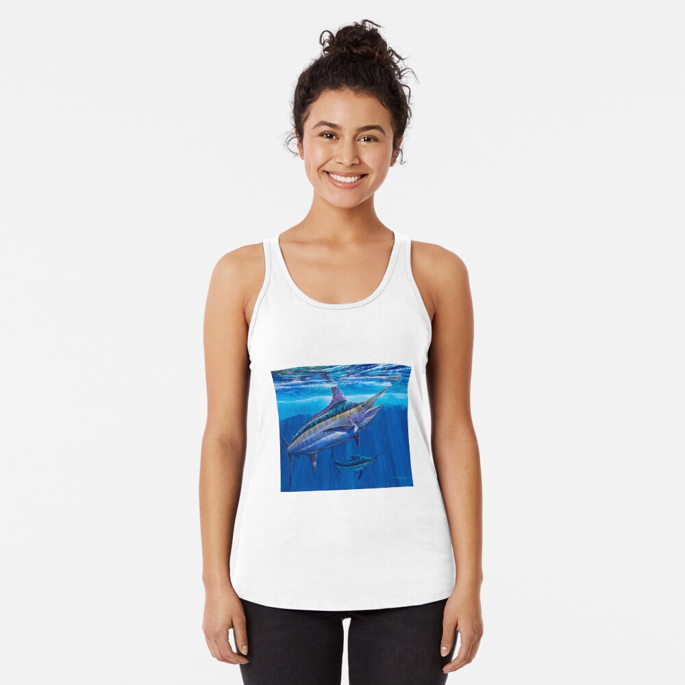 Vista previa del artículo con la obra «Camiseta con espalda nadadora», diseñado y vendido por Bluemarlin.