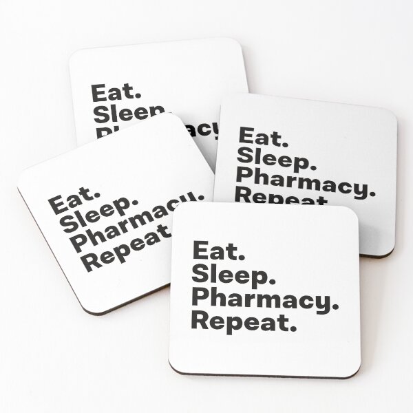 Item preview, Eat Sleep Pharmacy Repeat designed and sold by teesaurus.