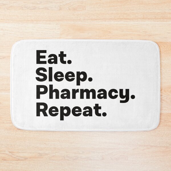 Artikelvorschau, Eat Sleep Pharmacy Repeat entworfen und verkauft von teesaurus.
