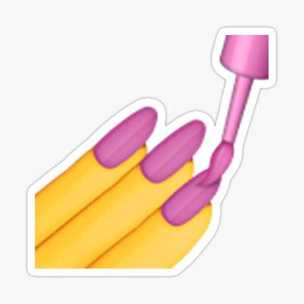 Item preview, Nail Polish Emoji designed and sold by shirtsforhoes.