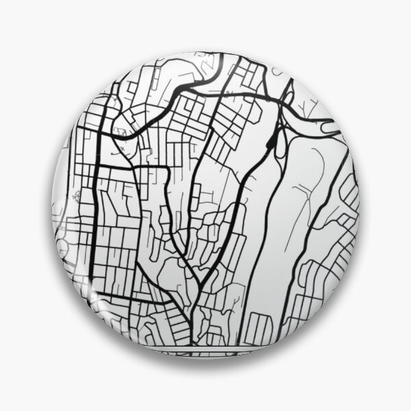 Item preview, Yonkers, New York - Black and White Map designed and sold by OLMontana.
