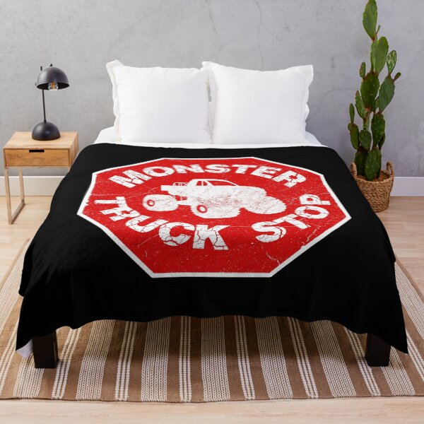 Item preview, Monster Truck Stop - Monster Truck Stop Sign designed and sold by bonmotto.