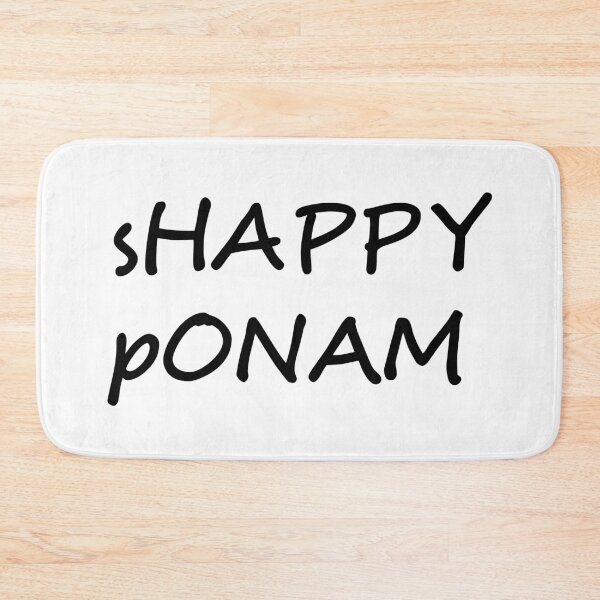 Item preview, sHAPPY pONAM! Play on words Shappy Ponam and Happy Onam Malayalam Manglish Funny! designed and sold by mallufun.