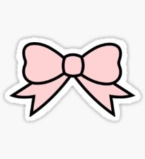 pink bow 2 Sticker