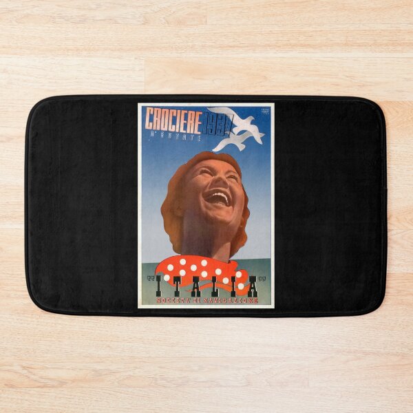Item preview, Crociere 1937 retro poster designed and sold by CorasPosters.