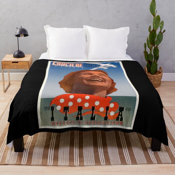 Item preview, Crociere 1937 retro poster designed and sold by CorasPosters.