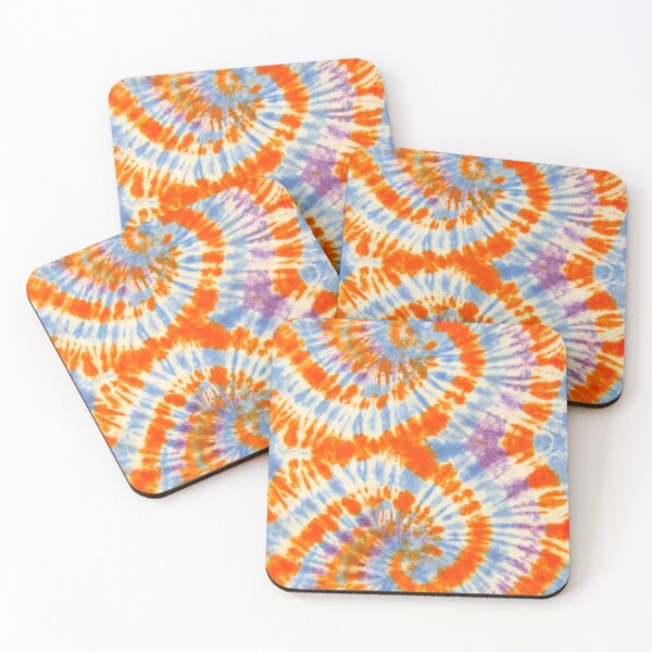Item preview, Orange, Purple and Blue Double Spiral Tie Dye Design designed and sold by Andrew Morrell.