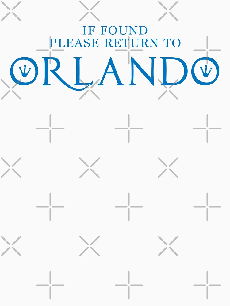 If Found, Please Return to Orlando by 1923mainstreet