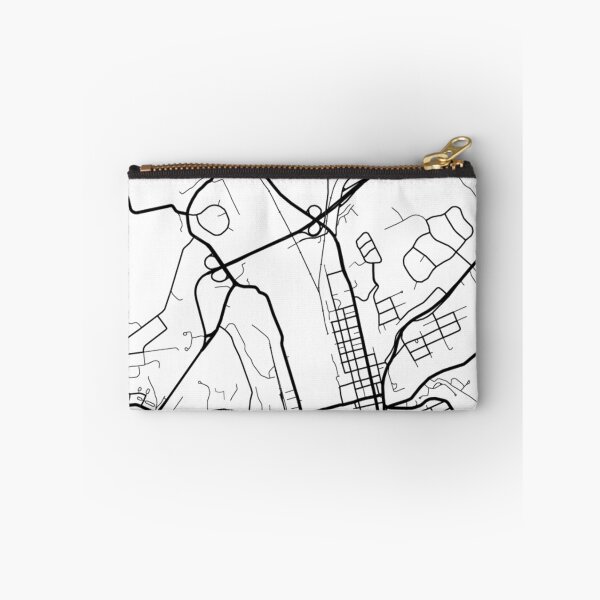 Item preview, New Hope, Pennsylvania - Black and White Map designed and sold by OLMontana.