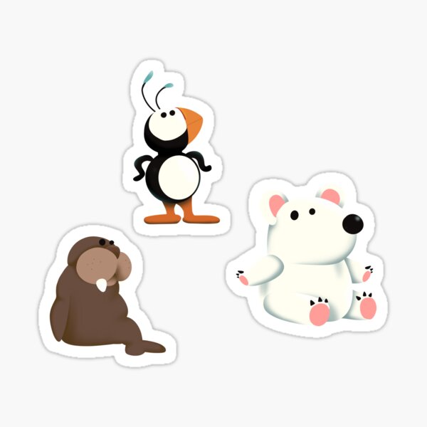 Item preview, puffin and friends designed and sold by despresso.