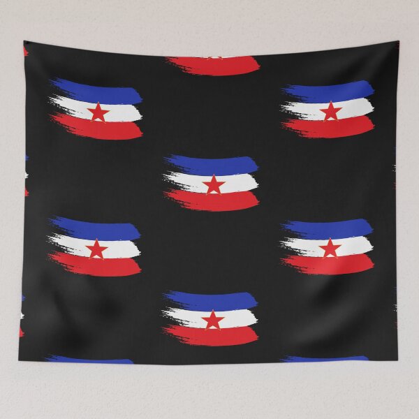 Item preview, Yugoslavia Flag gift designed and sold by CareShare Design.