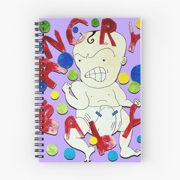 Item preview, Angry Baby on Purple! designed and sold by Dastardly Designs.