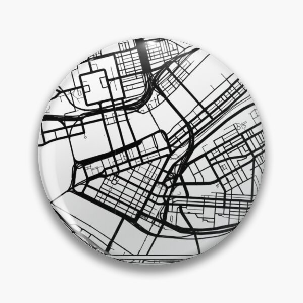 Item preview, Pittsburgh, Pennsylvania - Black and White Map designed and sold by OLMontana.