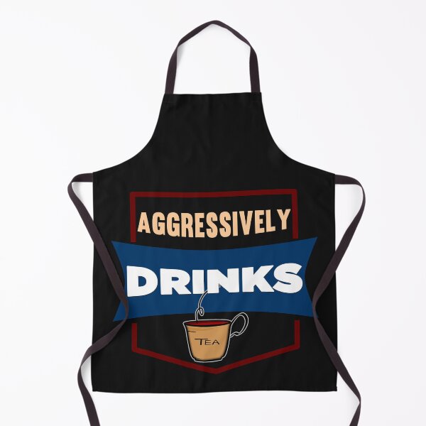Item preview, Aggressively Drinks Tea - Cool Cup Of Tea And Text Effects Gift Ideas designed and sold by leo121687.