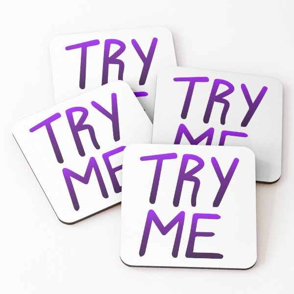 Item preview, TRY ME designed and sold by SarcasticWords.