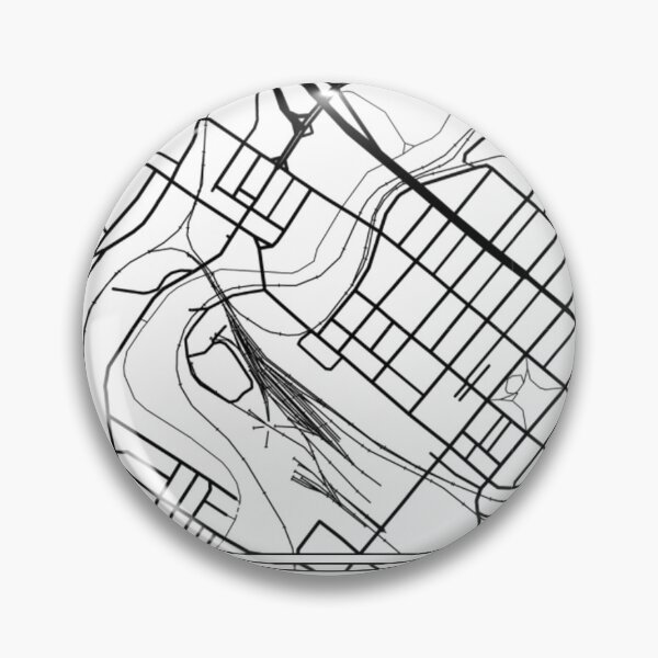 Item preview, Scranton, Pennsylvania - Black and White Map designed and sold by OLMontana.