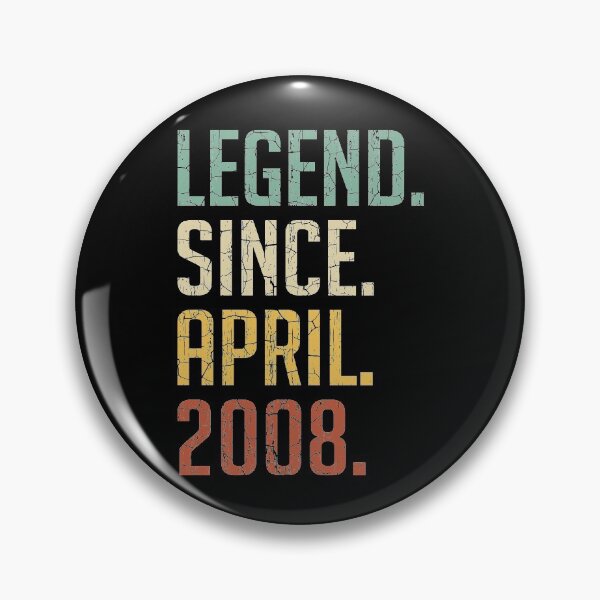 Item preview, Legend Since April 2008 13rd Birthday Gift 13 Years Old Vintage April 2008 designed and sold by Takatv.