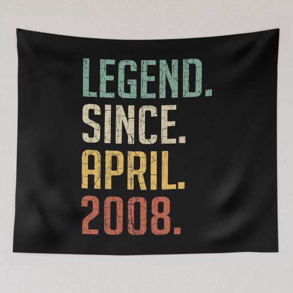 Item preview, Legend Since April 2008 13rd Birthday Gift 13 Years Old Vintage April 2008 designed and sold by Takatv.