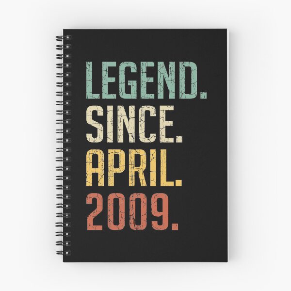 Item preview, Legend Since April 2009 12nd Birthday Gift 12 Years Old Vintage April 2009 designed and sold by Takatv.
