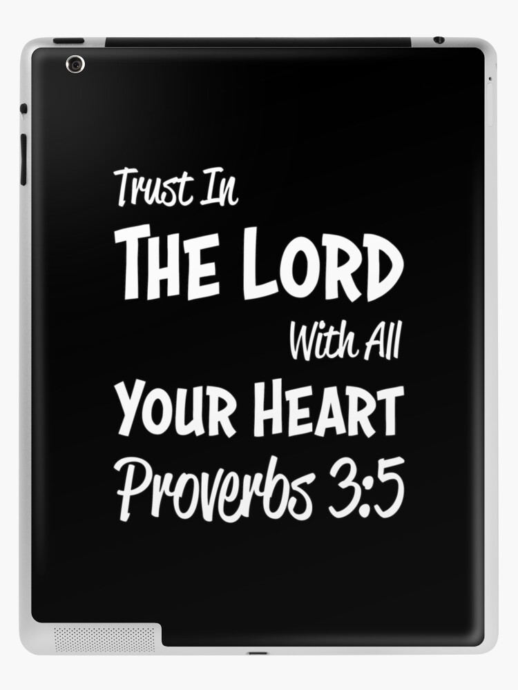 Trust In The Lord Christian Bible Verse Bubble-free Stickers