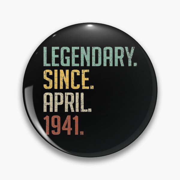 Item preview, Legendary Since April 1941 80th Birthday Gift 80 Years Old Vintage April 1941 designed and sold by Takatv.