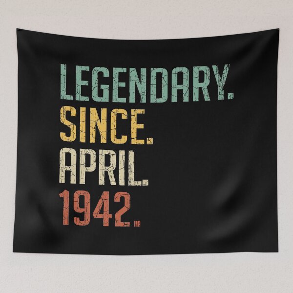 Item preview, Legendary Since April 1942 79th Birthday Gift 79 Years Old Vintage April 1942 designed and sold by Takatv.