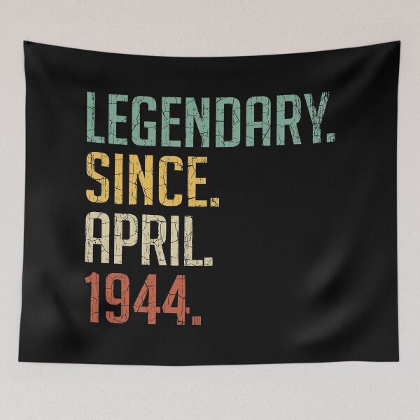 Item preview, Legendary Since April 1944 77th Birthday Gift 77 Years Old Vintage April 1944 designed and sold by Takatv.
