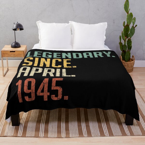 Item preview, Legendary Since April 1945 76th Birthday Gift 76 Years Old Vintage April 1945 designed and sold by Takatv.