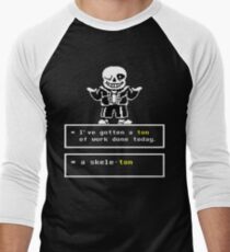 Undertale Sans Men's Baseball ¾ T-Shirt