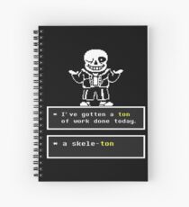 Undertale Sans Spiralblock