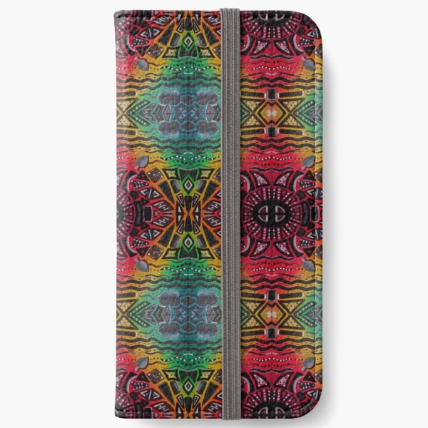 Tribal Rainbow iPhone Wallet
