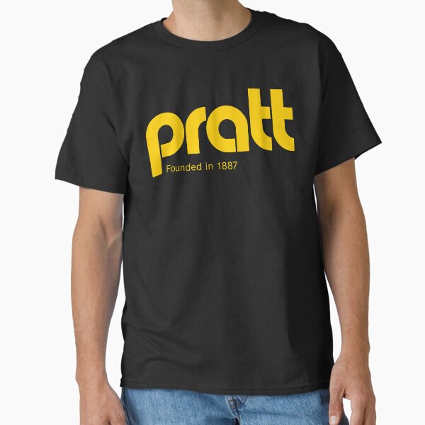 Item preview, Pratt - retro logo black and gold designed and sold by CreativeGiant.
