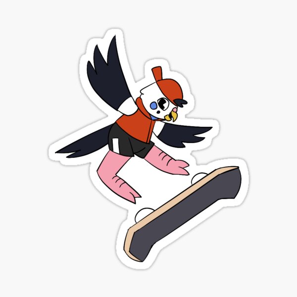 Item preview, Chester the Skater Birb designed and sold by GemWolfZ.