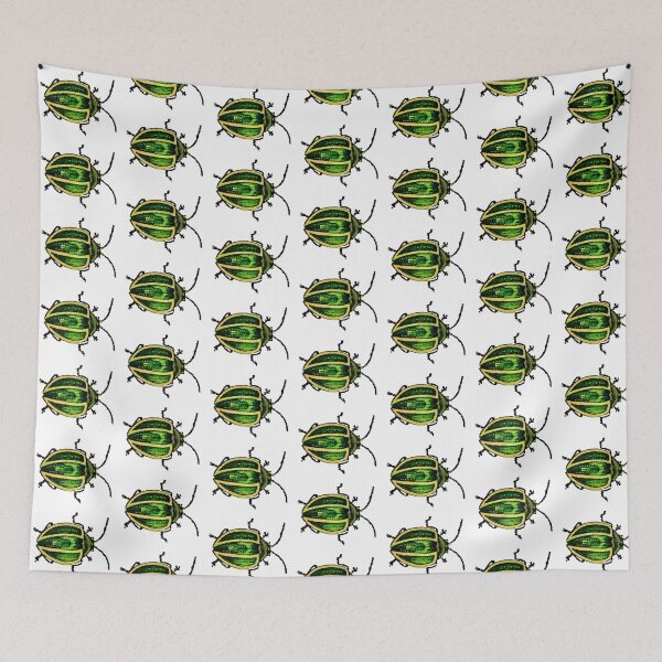 Item preview, Green Beetle Watercolour designed and sold by Septaliger.