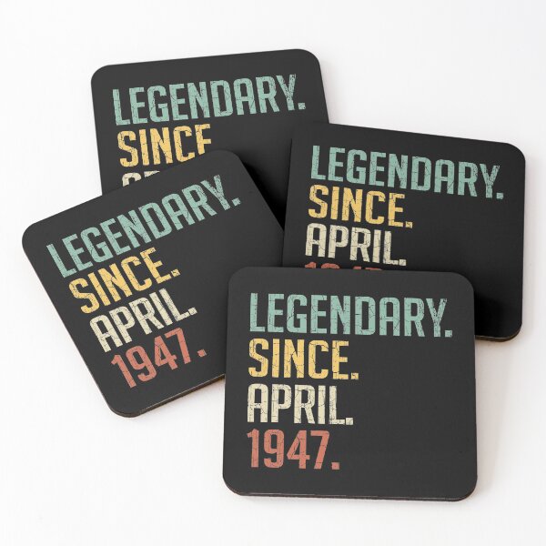 Item preview, Legendary Since April 1947 74th Birthday Gift 74 Years Old Vintage April 1947 designed and sold by Takatv.