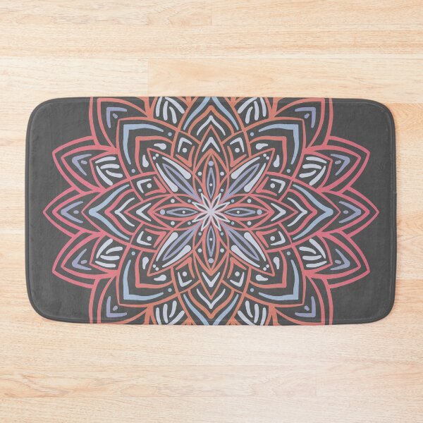 Item preview, Pink Violet Gradient Lotus Flower Mandala designed and sold by marta-maria.