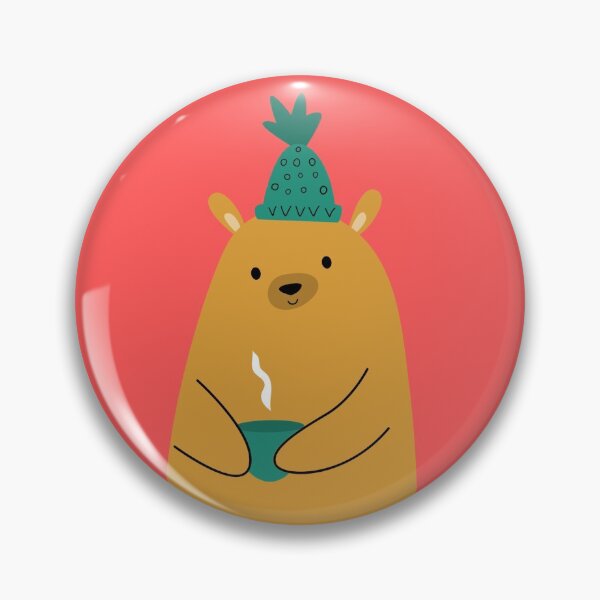 Item preview, A Bear enjoying Tea - Green Tea designed and sold by CozyMarket.