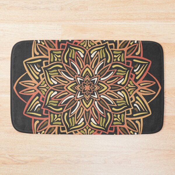 Item preview, Pink Green Gradient Echeveria Mandala designed and sold by marta-maria.