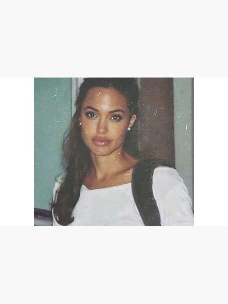 Just Young Angelina Jolie Zipper Pouch for Sale by LEMALLE