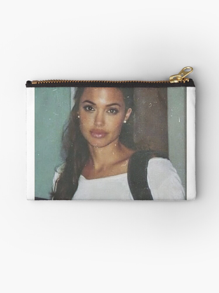 Just Young Angelina Jolie Zipper Pouch for Sale by LEMALLE