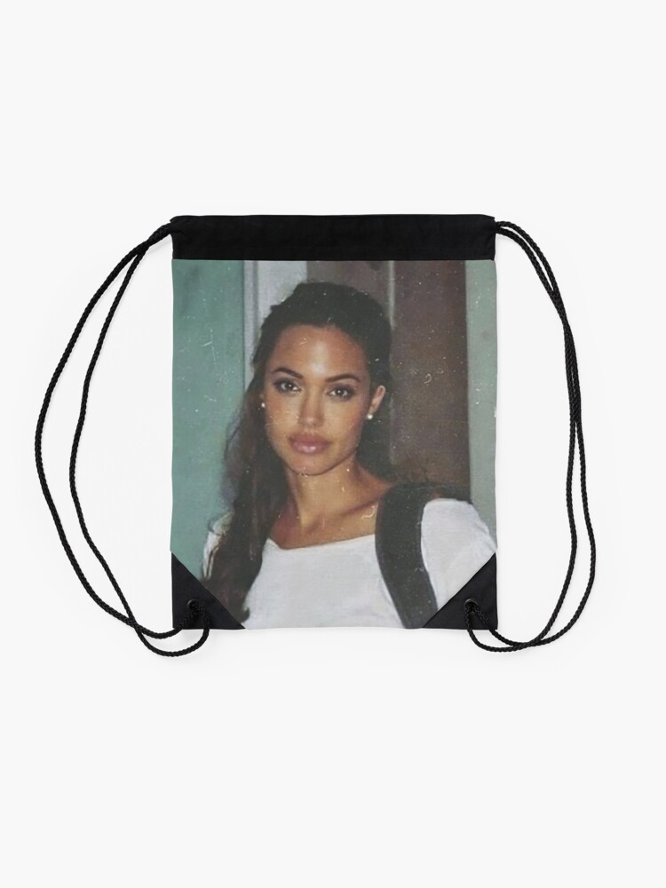 Just Young Angelina Jolie Zipper Pouch for Sale by LEMALLE