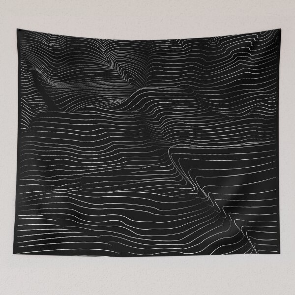 Item preview, Punakaiki Swirls (Black) designed and sold by Mika Huggett.
