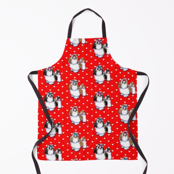 Item preview, Shih Tzus red hearts designed and sold by Catia Lee.