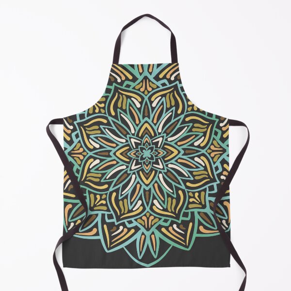 Item preview, Mint Blue Gradient Echeveria Mandala designed and sold by marta-maria.