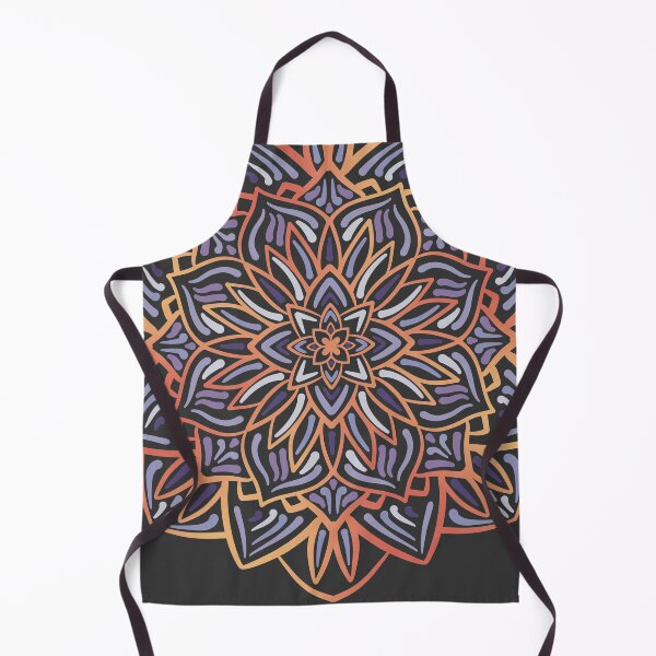Item preview, Summer Orange Violet Gradient Echeveria Mandala designed and sold by marta-maria.
